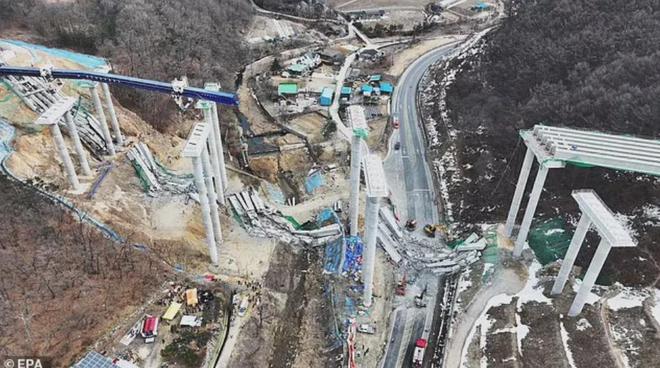 公路桥梁坍塌致4人遇难2人为中国人瓦力棋牌游戏坍塌瞬间曝光！韩国高速